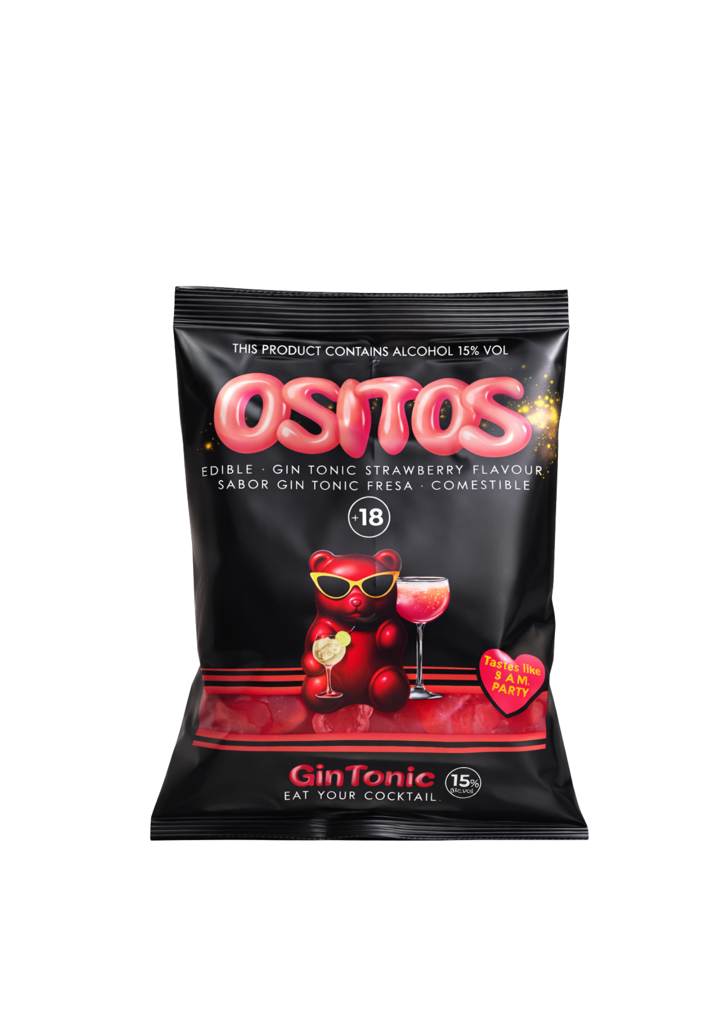Bolsa Gin Tonic de Fresa 🍓🍓🍓