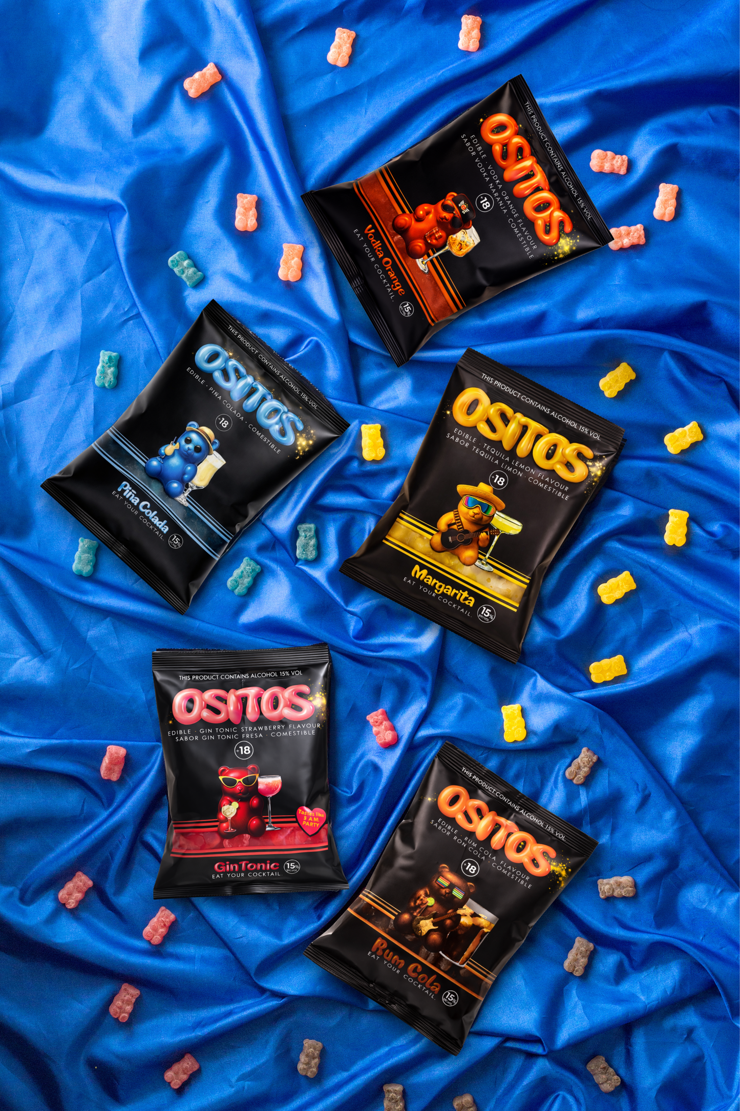 Pack 5 bolsas 🐻🍸✨ ✨